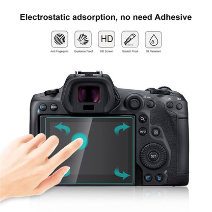PULUZ PU5533 For Canon EOS R5 / R5 C Camera 2.5D Curved Edge 9H Hardness Tempered Glass Screen Protector