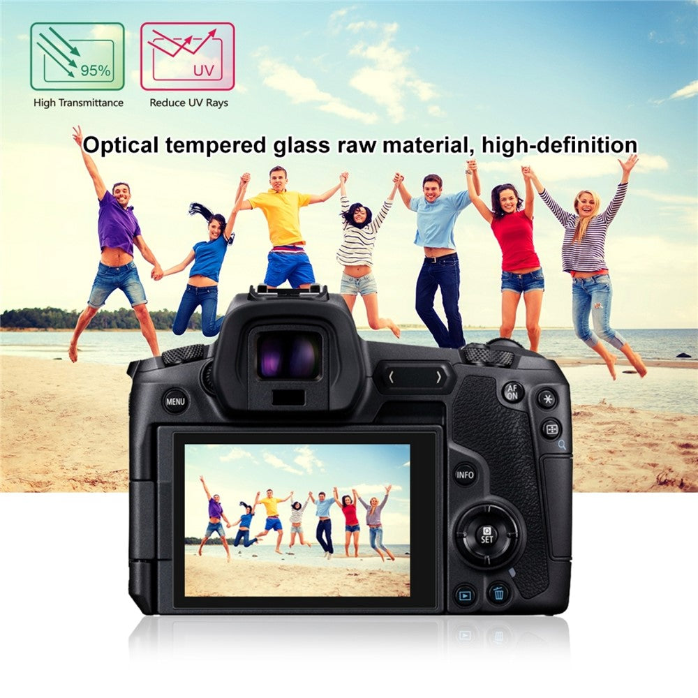 PULUZ PU5527 For Canon EOS R Camera 2.5D Curved Edge 9H Hardness Tempered Glass Screen Protector