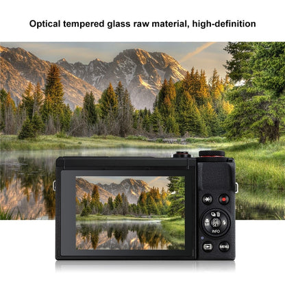 PULUZ PU5530 For Canon PowerShot G7 X Mark III Camera 2.5D Curved Edge 9H Tempered Glass Screen Protector