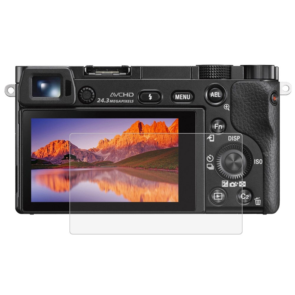 PULUZ PU5512 For Sony A6400 / A6000 / A6300 Tempered Glass Screen Protector 2.5D Curved Edge 9H Hardness Camera Film