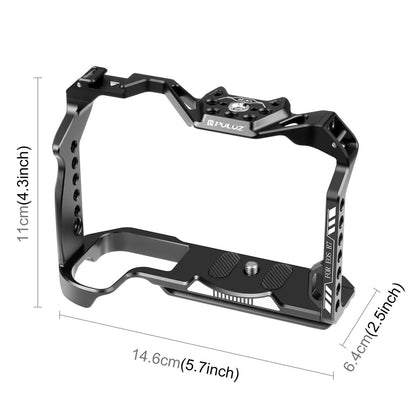 PULUZ PU3106B For Canon EOS R7 Camera Aluminum Alloy Rabbit Cage with 1 / 4 3 / 8 Inch Screw Hole