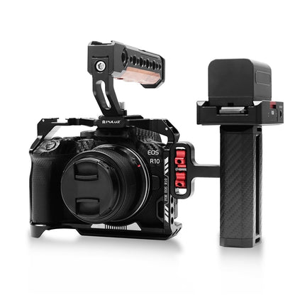 PULUZ PU3107B For Canon EOS R10 Camera Aluminum Alloy Rabbit Cage with 1 / 4 3 / 8 Inch Screw Hole