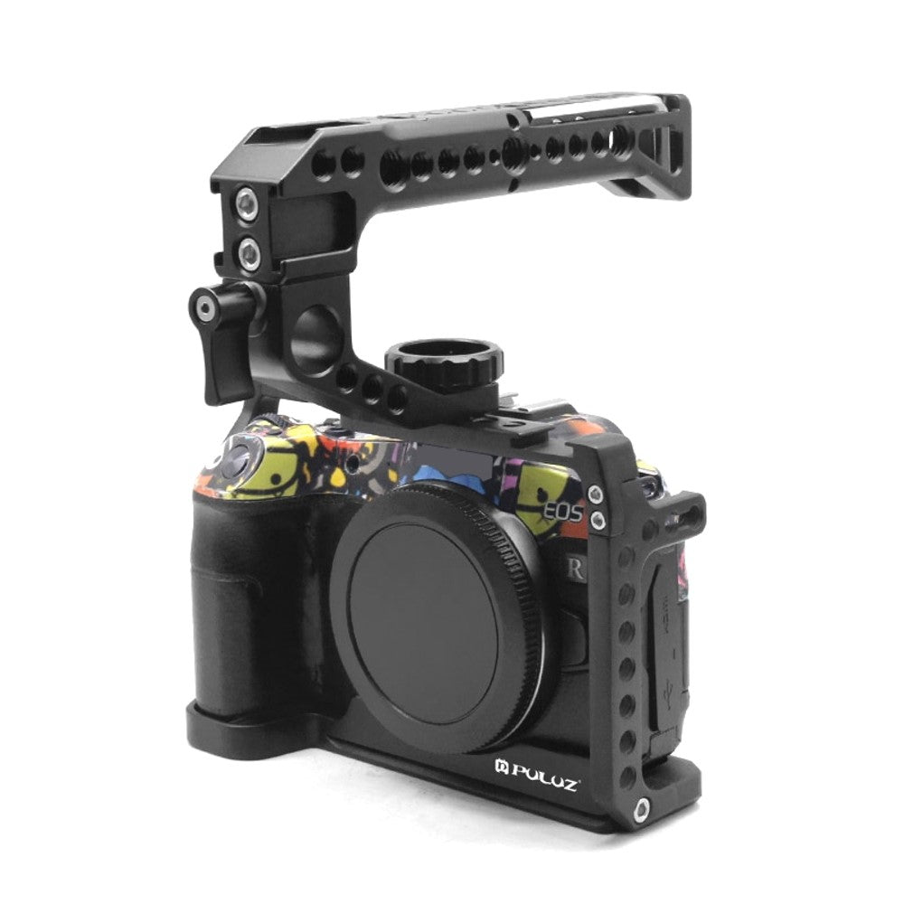 PULUZ PU3113B For Canon EOS RP Aluminum Alloy Rabbit Cage with1 / 4 3 / 8 Inch Screw Holes Camera Accessories
