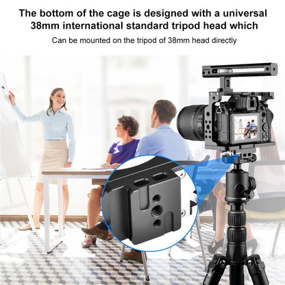 PULUZ PU3098B For Nikon Z 7  /  Z 6 Aluminum Alloy Rabbit Cage with Handle Camera Accessories