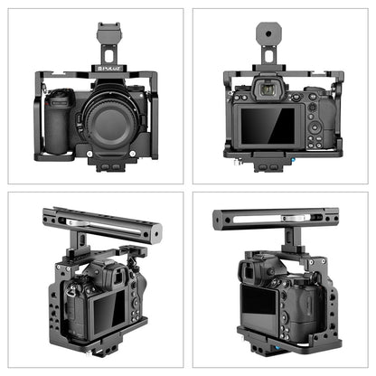 PULUZ PU3098B For Nikon Z 7  /  Z 6 Aluminum Alloy Rabbit Cage with Handle Camera Accessories