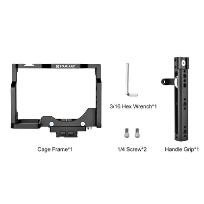 PULUZ PU3098B For Nikon Z 7  /  Z 6 Aluminum Alloy Rabbit Cage with Handle Camera Accessories