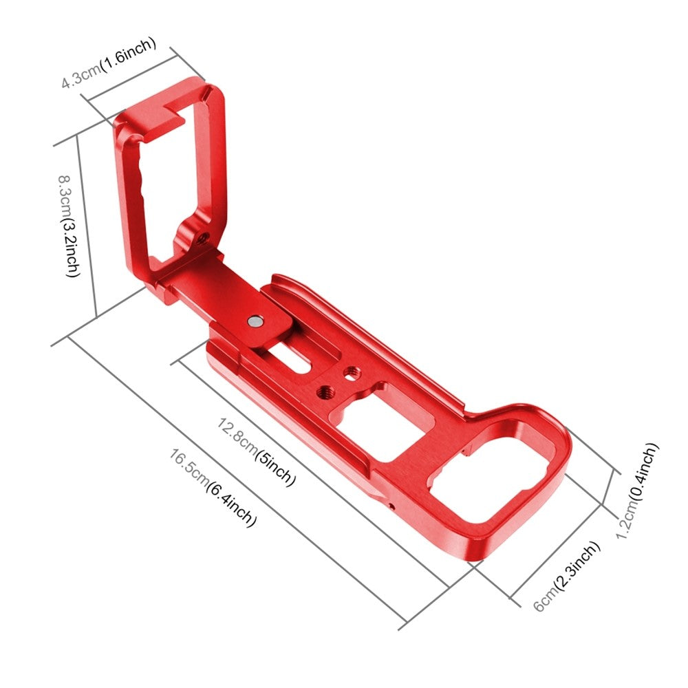 PULUZ PU3541 L-Shaped Quick Release Plate for Sony A9  /  A7 III  /  A7R III Aluminum Alloy Shooting Bracket