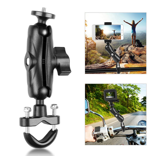 PULUZ PU701B For GoPro Action Camera Motorcycle  /  Bicycle Mount Handlebar Aluminum Alloy Universal Ball Head