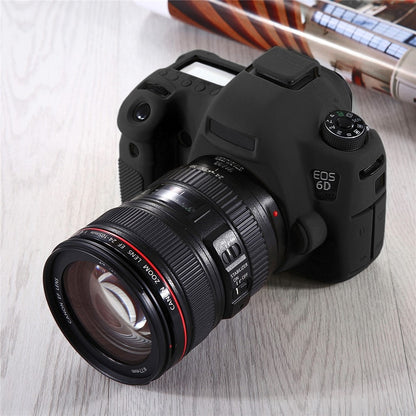 PULUZ PU7101 Camera Silicone Protective Case for Canon EOS 6D Full Body Protective Cover