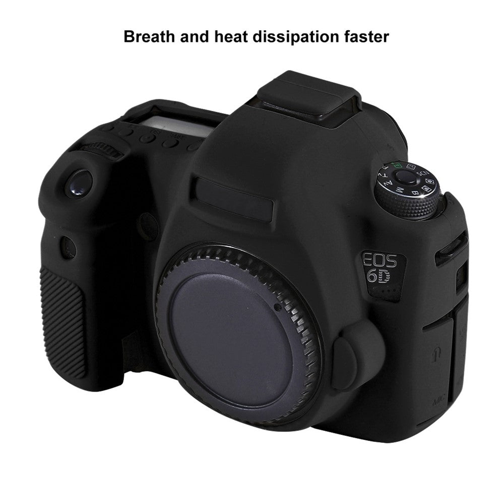 PULUZ PU7101 Camera Silicone Protective Case for Canon EOS 6D Full Body Protective Cover
