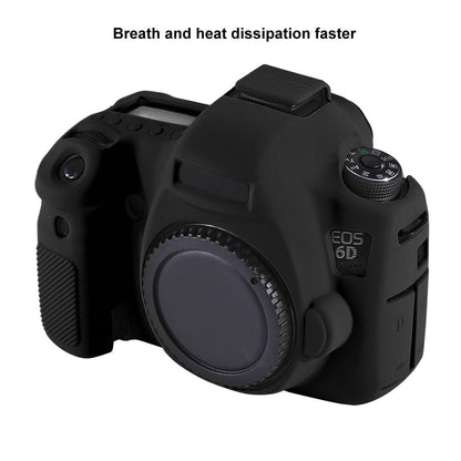 PULUZ PU7101 Camera Silicone Protective Case for Canon EOS 6D Full Body Protective Cover