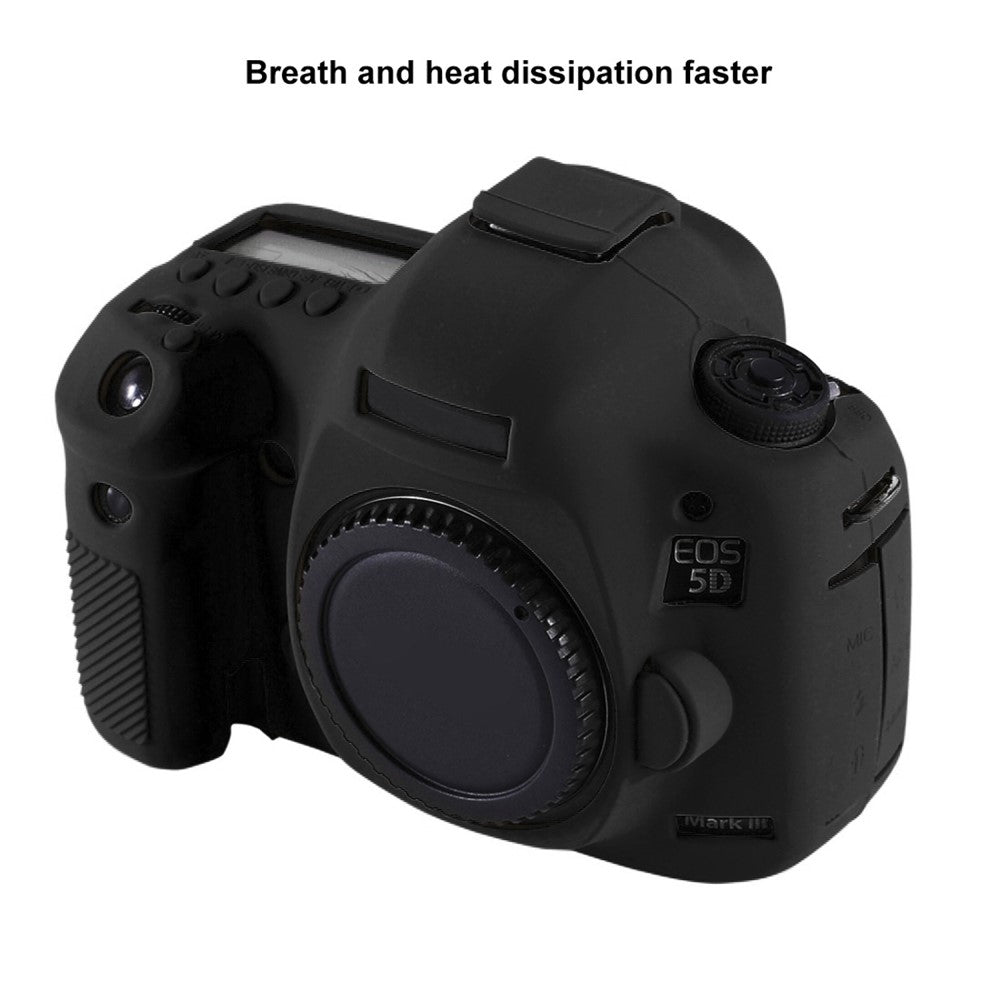 PULUZ PU7102 Camera Case for Canon EOS 5D Mark III Shockproof Soft Silicone Protective Cover