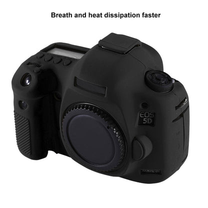 PULUZ PU7102 Camera Case for Canon EOS 5D Mark III Shockproof Soft Silicone Protective Cover