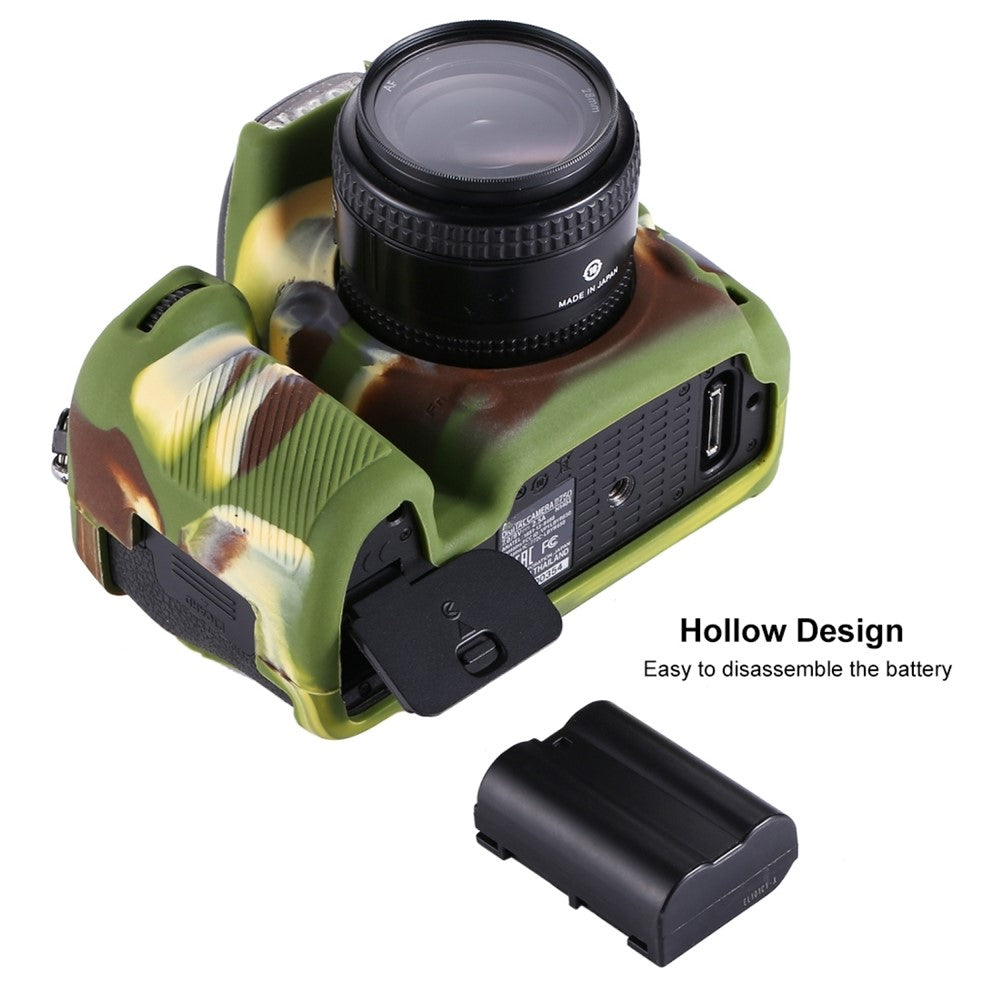 PULUZ PU7103 Camera Case for Nikon D750 Soft Silicone Protective Cover Housing Skin