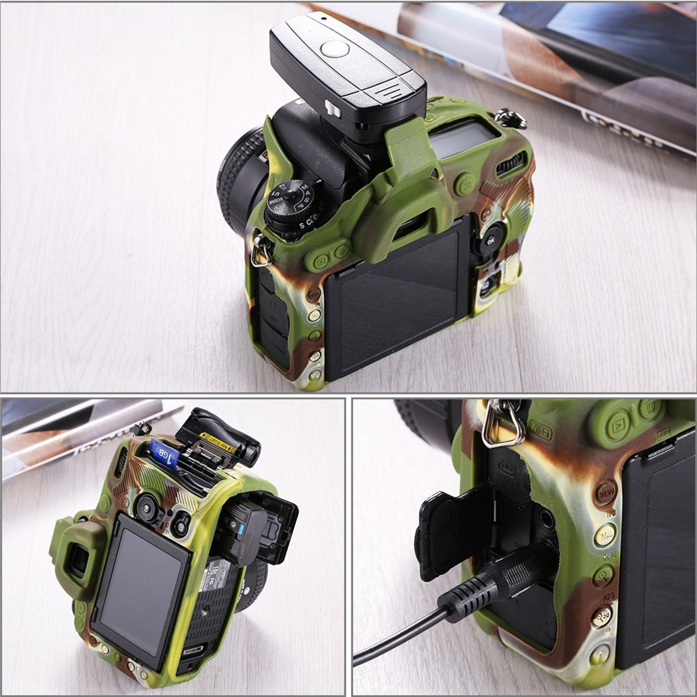 PULUZ PU7103 Camera Case for Nikon D750 Soft Silicone Protective Cover Housing Skin