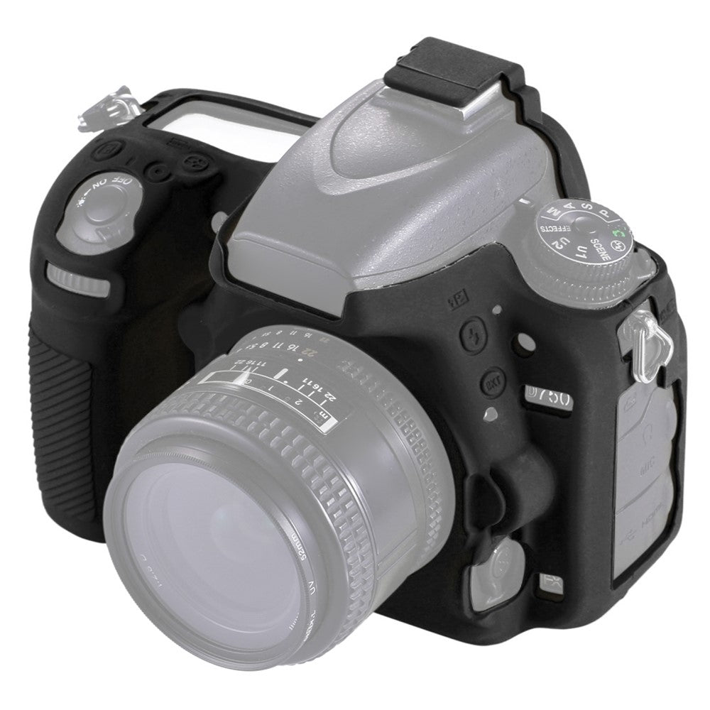 PULUZ PU7103 Camera Case for Nikon D750 Soft Silicone Protective Cover Housing Skin