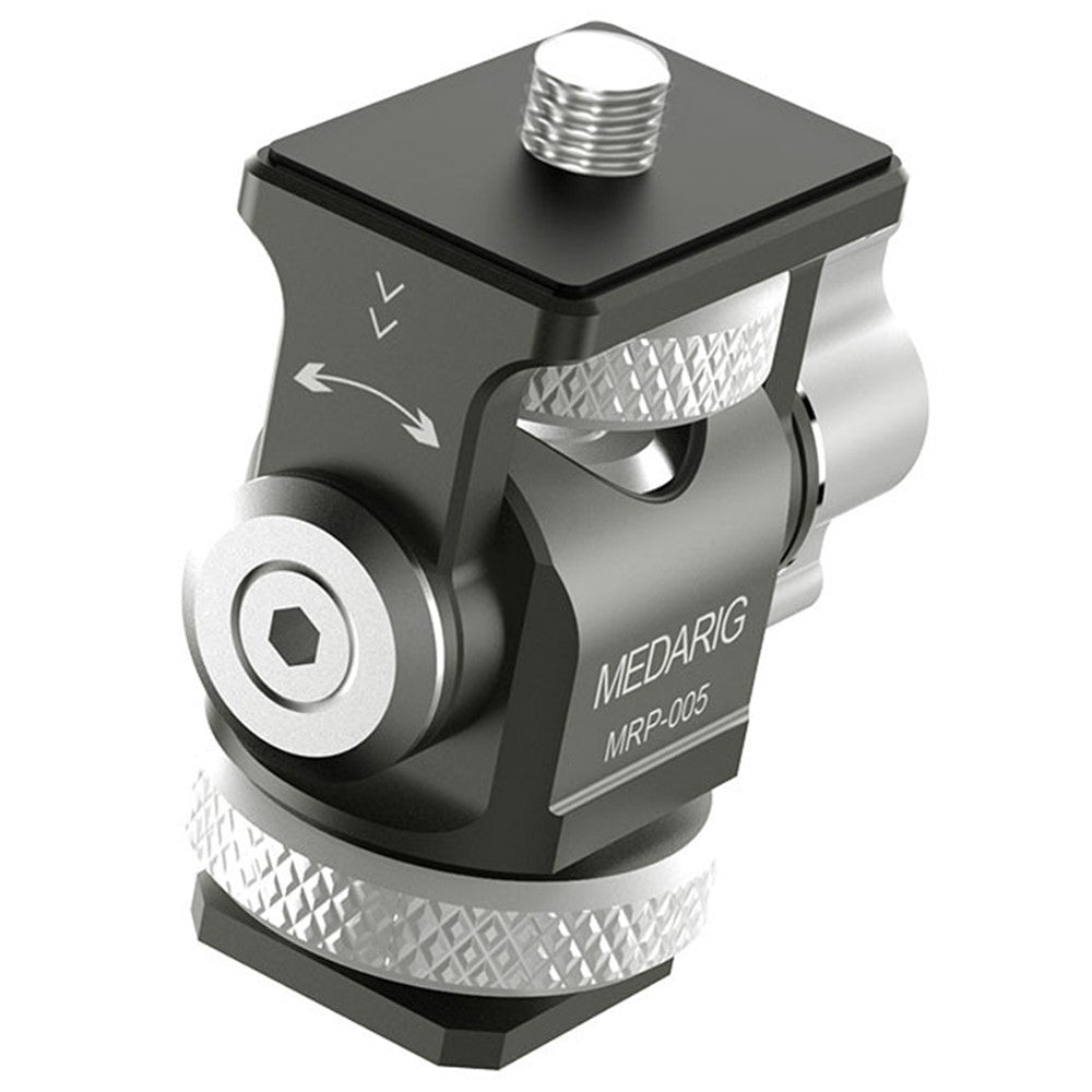 MEDARIG MPR-005 DSLR Mirrorless Camera Adjustable Aluminum Alloy Mount Cold Shoe Adapter