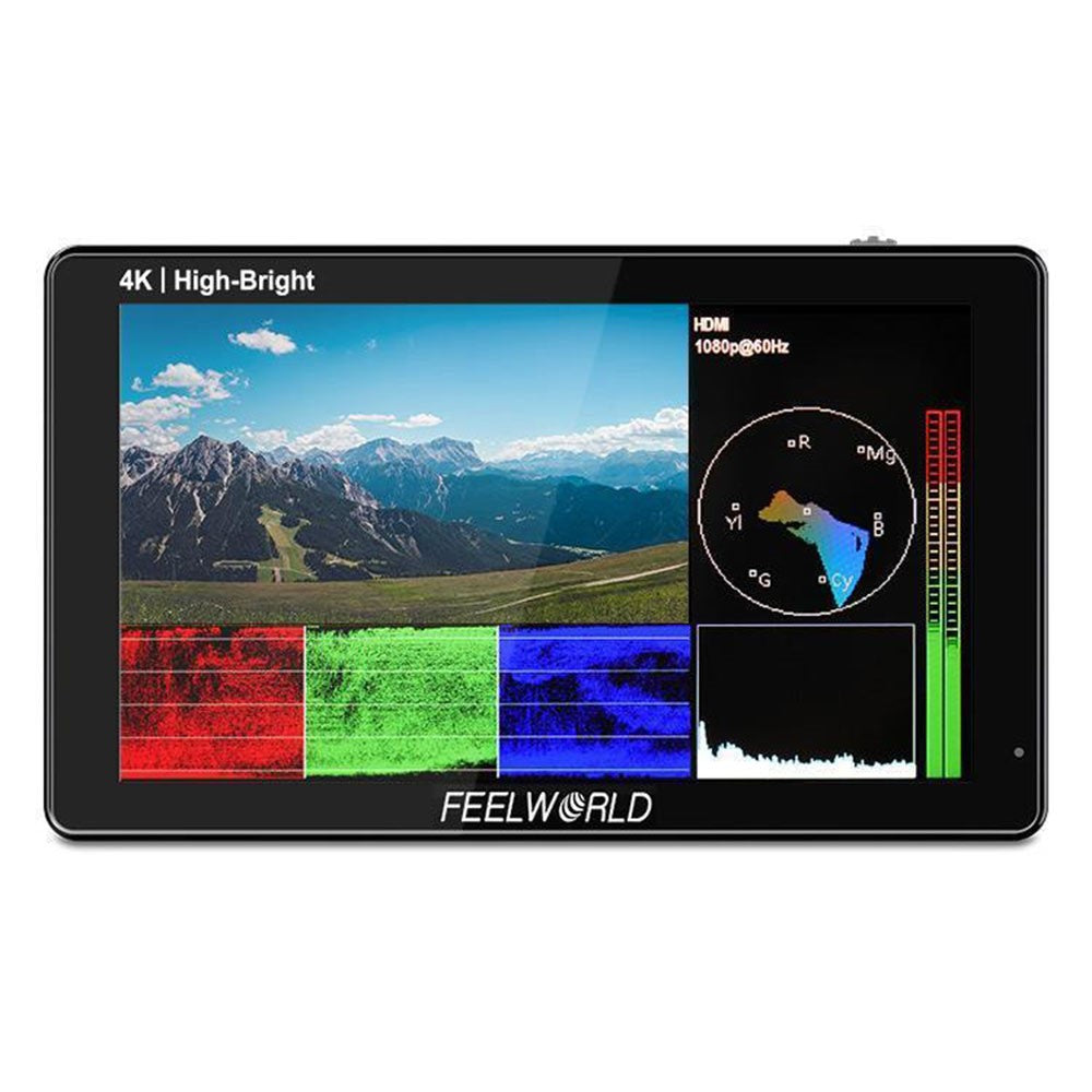 FEELWORLD LUT5E 5.5 inch 4K HD Monitor 1920x1080 IPS Full HD 1600nit High Brightness Display Screen for Photography / Videography