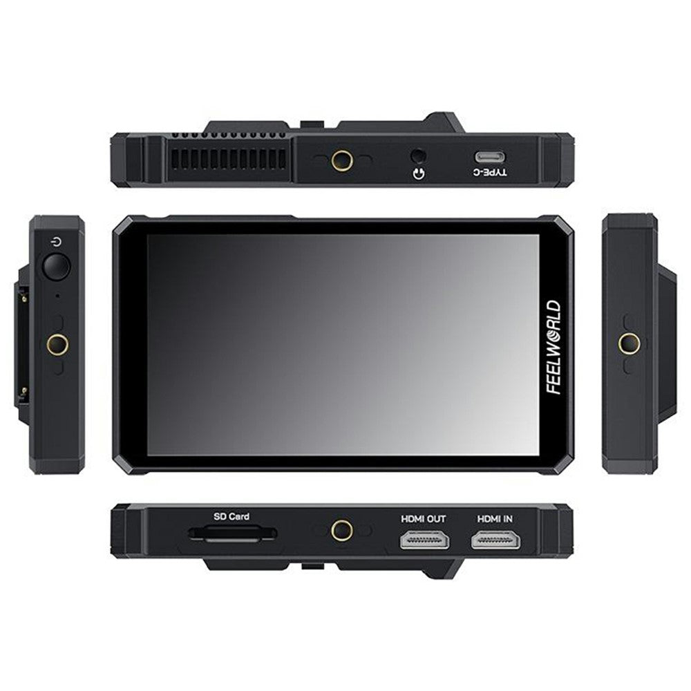 FEELWORLD PS6 5.5 Inch OLED HD Camera Monitor 4K60HZ Portrait / Landscape Touchscreen Display for Photography / Videography
