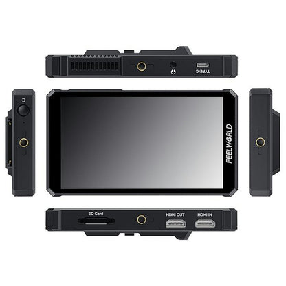 FEELWORLD PS6 5.5 Inch OLED HD Camera Monitor 4K60HZ Portrait / Landscape Touchscreen Display for Photography / Videography