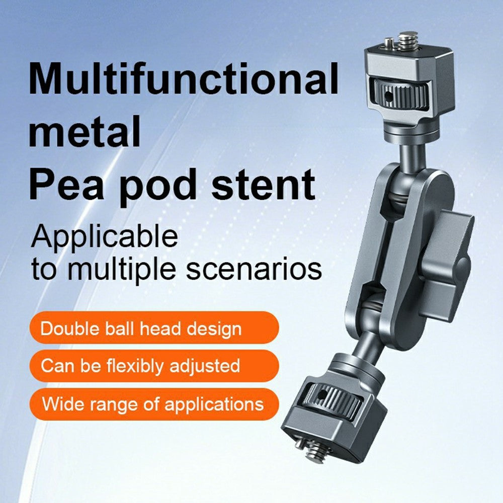 SX-Pj29 360° Adjustable Car Magic Arm Bracket Dual Ball Head Phone Mount Anti-Slip for Camera Photography