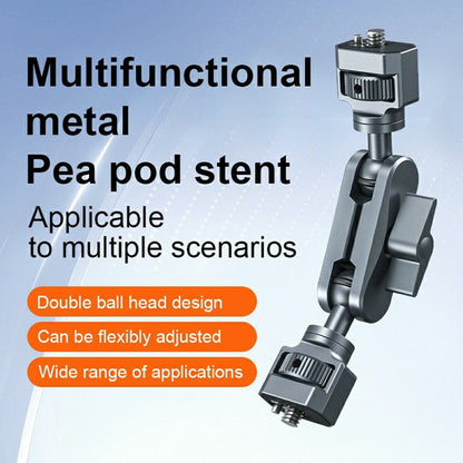 SX-Pj29 360° Adjustable Car Magic Arm Bracket Dual Ball Head Phone Mount Anti-Slip for Camera Photography