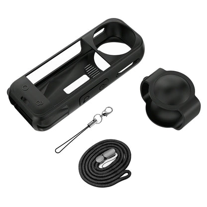 0154 For Insta360 X5 Silicone Case Action Camera Protective Cover Soft Shell