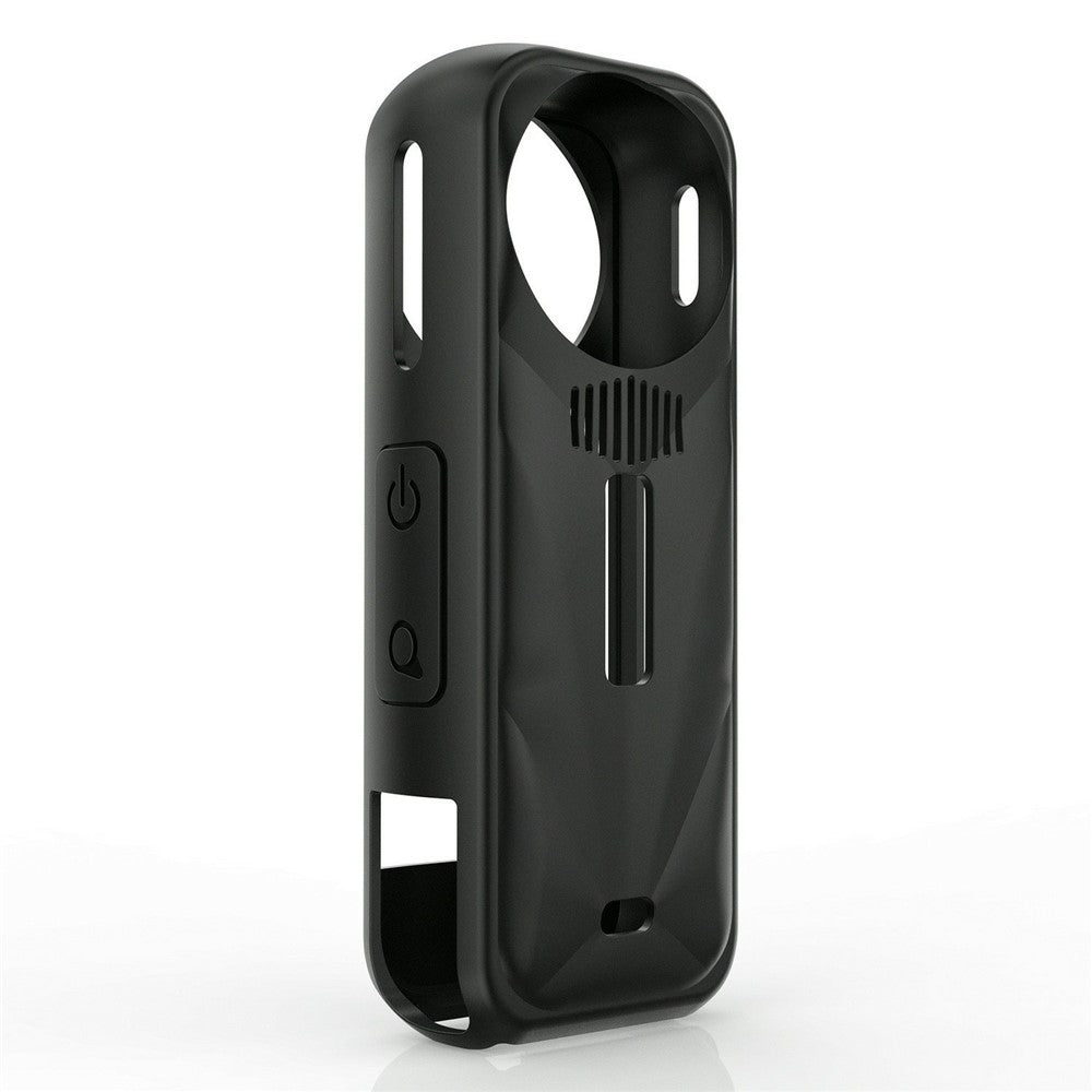 0154 For Insta360 X5 Silicone Case Action Camera Protective Cover Soft Shell