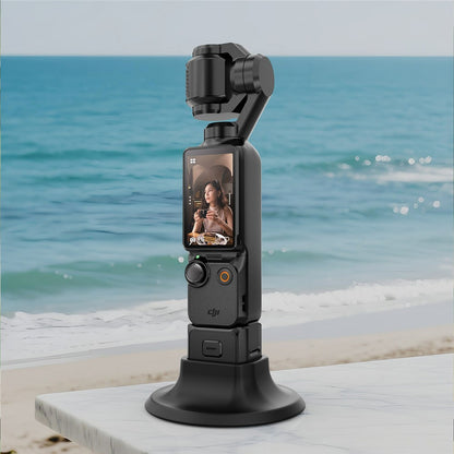 031 For DJI Osmo Pocket 3 Anti Slip Silicone Base Desktop Camera Mount Extension Stand