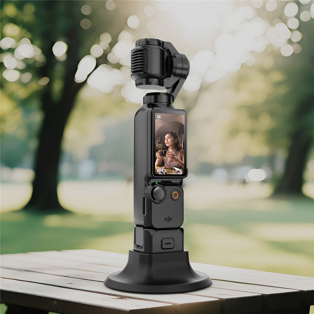 031 For DJI Osmo Pocket 3 Anti Slip Silicone Base Desktop Camera Mount Extension Stand