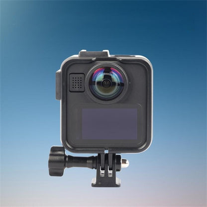For GoPro MAX2 Hard PC Camera Cage Expansion Frame Protective Case with Cold Shoe Mount Action Camera Accessory