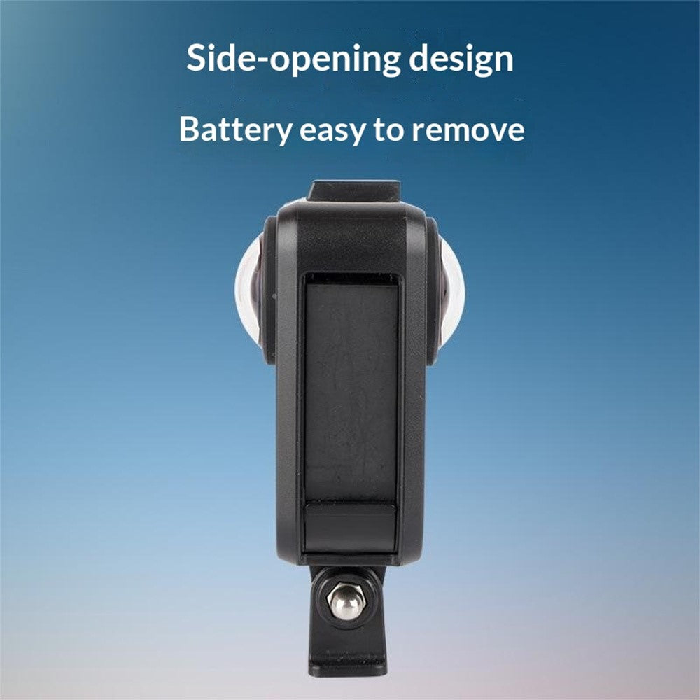 For GoPro MAX2 Hard PC Camera Cage Expansion Frame Protective Case with Cold Shoe Mount Action Camera Accessory