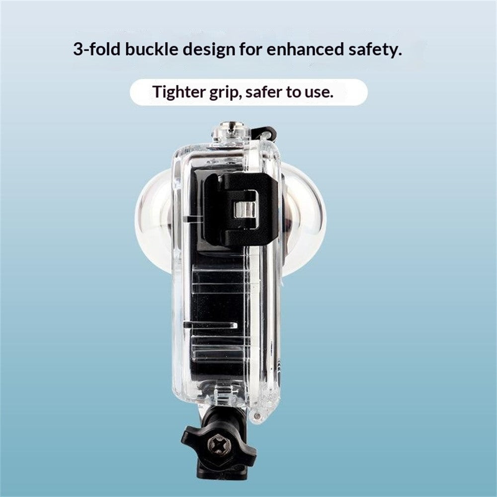 For GoPro MAX2 50m Diving Waterproof Action Camera Case Panoramic Action Camera Protective Shell