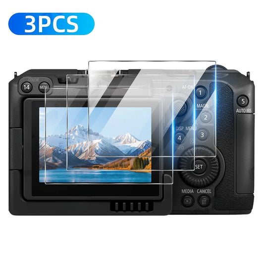 3Pcs for Canon EOS C50 Camera Screen Protector 9H Tempered Glass Anti-Scratch HD Camera Film