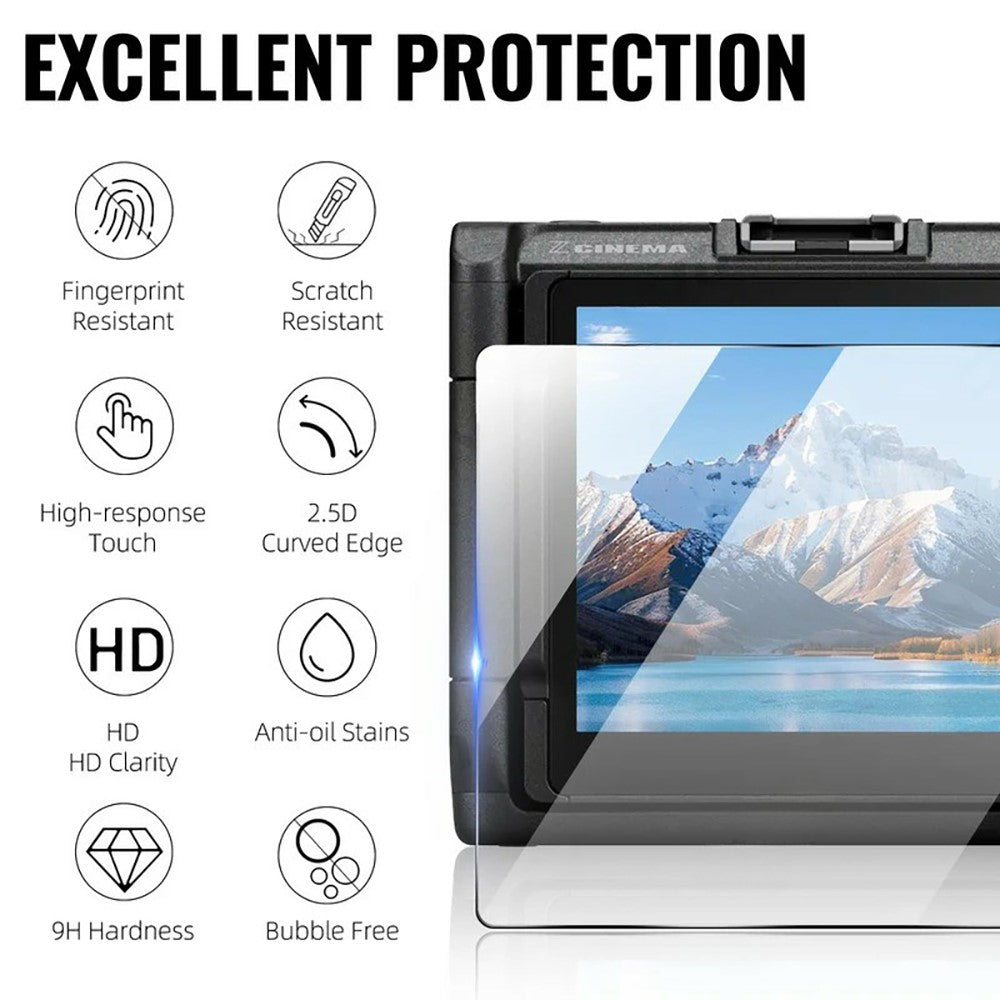 3Pcs for Nikon ZR Camera Screen Protector 9H Tempered Glass Anti-Scratch HD Camera Film
