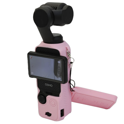 For DJI Osmo Pocket 3 Silicone Case Camera Soft Protective Cover with Lens Cap Screen Cover