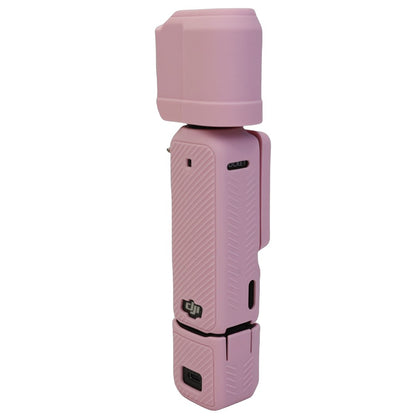 For DJI Osmo Pocket 3 Silicone Case Camera Soft Protective Cover with Lens Cap Screen Cover