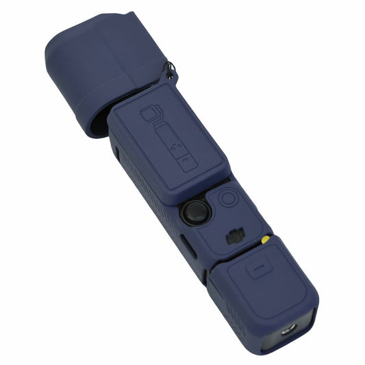 For DJI Osmo Pocket 3 Silicone Case Camera Soft Protective Cover with Lens Cap Screen Cover