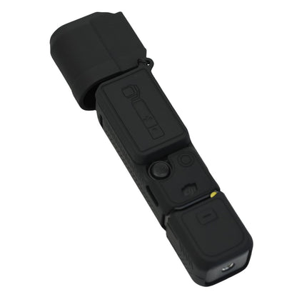 For DJI Osmo Pocket 3 Silicone Case Camera Soft Protective Cover with Lens Cap Screen Cover