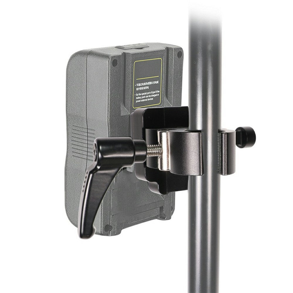 LB16 Aluminum Alloy Camera Clamp V-Lock Mount Quick Release Adapter for V-Port Battery Plate