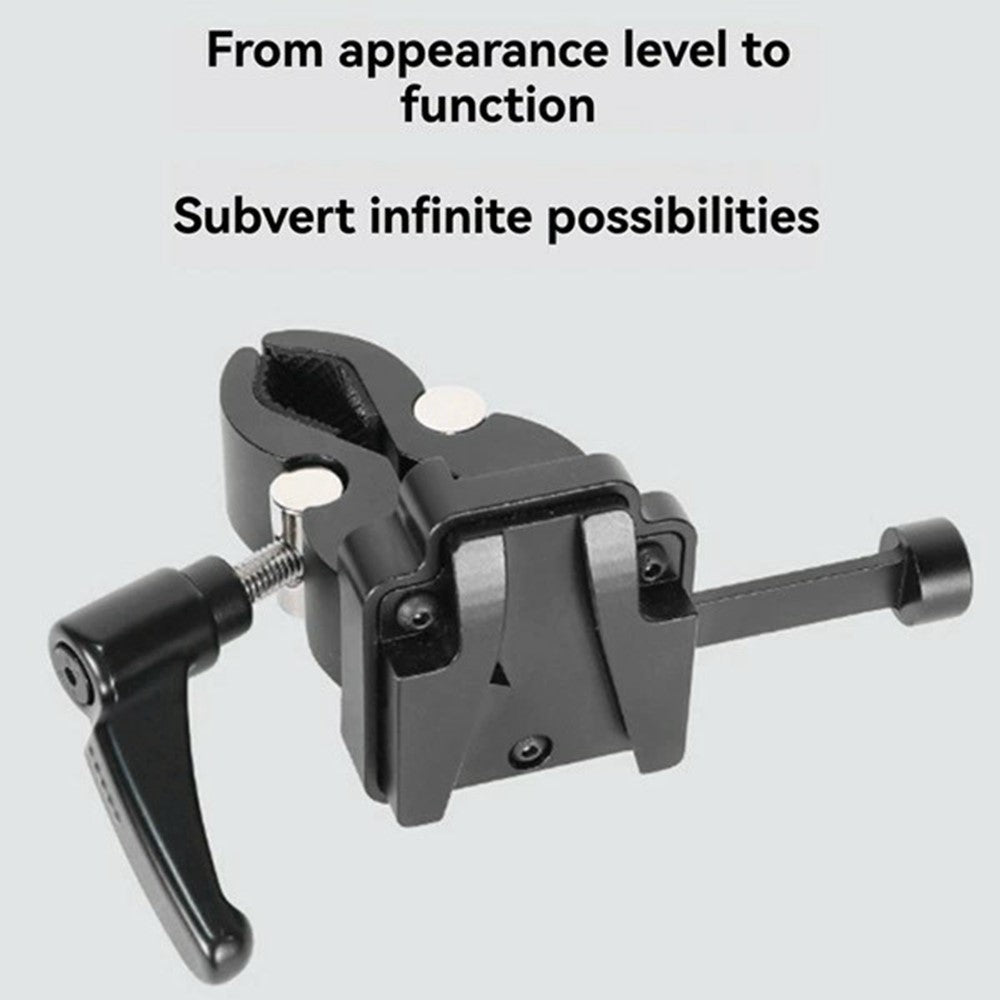 LB16 Aluminum Alloy Camera Clamp V-Lock Mount Quick Release Adapter for V-Port Battery Plate