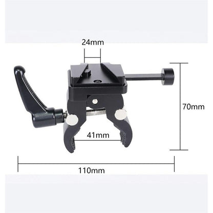 LB16 Aluminum Alloy Camera Clamp V-Lock Mount Quick Release Adapter for V-Port Battery Plate
