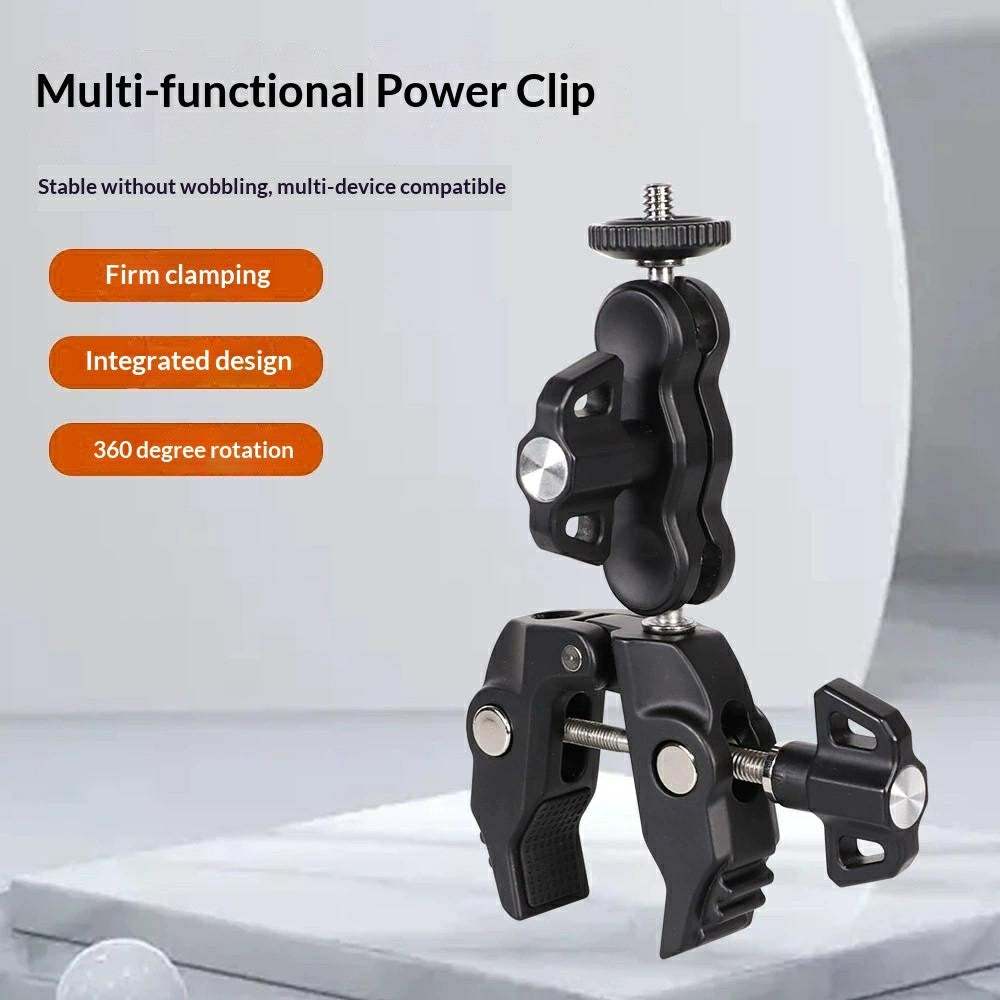 Z057 Aluminum Alloy Crab Clamp Magic Arm 360 Degree Rotating Super Clamp Photography Equipment
