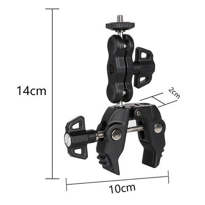 Z057 Aluminum Alloy Crab Clamp Magic Arm 360 Degree Rotating Super Clamp Photography Equipment