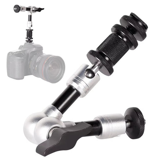 G147 7 Inch Magic Arm for DSLR Camera LCD Monitor LED Light Dual Ball Head Mount 360 Degree Multi-Angle Bracket