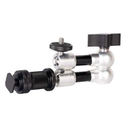 G147 7 Inch Magic Arm for DSLR Camera LCD Monitor LED Light Dual Ball Head Mount 360 Degree Multi-Angle Bracket