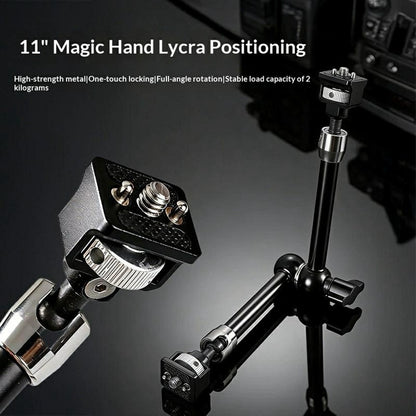 X059 11 Inch Magic Arm Camera Monitor Mount Articulating Arm Holder DSLR Camera Accessories