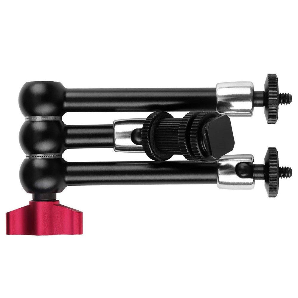 MA-03 11 Inch Triple Arm Mount for DSLR Camera Monitor Bracket Hot Shoe Magic Arm 360° Adjustable Stand Photography Equipment