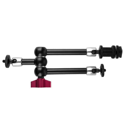 MA-03 11 Inch Triple Arm Mount for DSLR Camera Monitor Bracket Hot Shoe Magic Arm 360° Adjustable Stand Photography Equipment