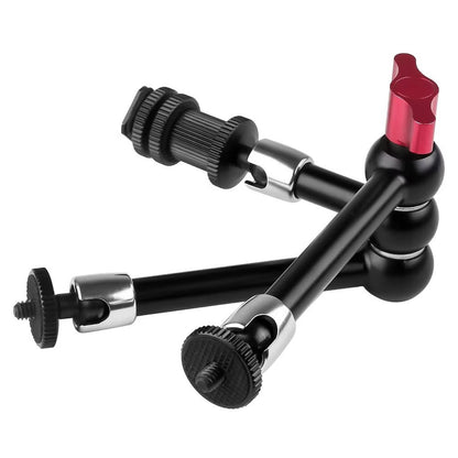 MA-03 11 Inch Triple Arm Mount for DSLR Camera Monitor Bracket Hot Shoe Magic Arm 360° Adjustable Stand Photography Equipment